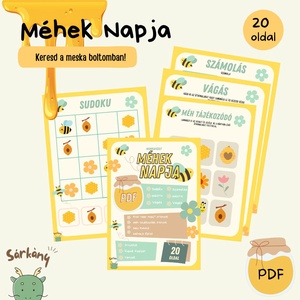 Méhek Napja Munkafüzet, Játék & Sport, Készségfejlesztő és Logikai játék, Oktató játékok, Fotó, grafika, rajz, illusztráció, MESKA
