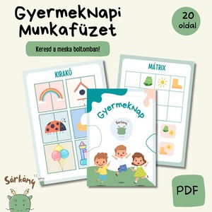 Gyermeknapi Munkafüzet, Játék & Sport, Készségfejlesztő és Logikai játék, Oktató játékok, Fotó, grafika, rajz, illusztráció, MESKA