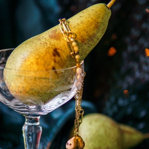 Körtés nemesacél nyaklánc, Ékszer, Nyaklánc, Gyöngyös nyaklánc, , MESKA