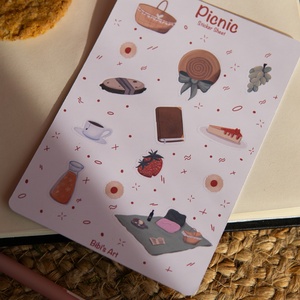 Picnic - matricaív, Otthon & Életmód, Papír, írószer, Matrica, matrica csomag, Papírművészet, MESKA