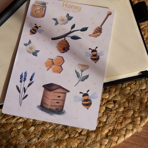 Honey - matricaív, Otthon & Életmód, Papír, írószer, Matrica, matrica csomag, Papírművészet, MESKA