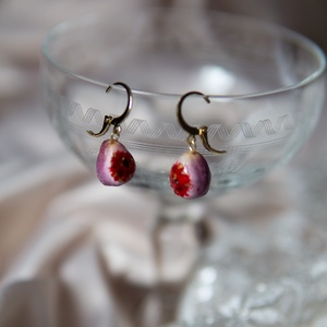 Füge fülbevaló - ékszer - fülbevaló - lógó fülbevaló - Meska.hu