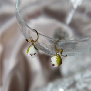 Körte fülbevaló - ékszer - fülbevaló - lógó fülbevaló - Meska.hu