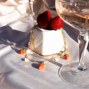 Epres nemesacél nyaklánc �� - ékszer - nyaklánc - gyöngyös nyaklánc - Meska.hu