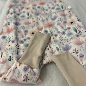 Téli tipegő hálózsák virágok - baba - mama - babaruházat - tipegőhálózsák - Meska.hu