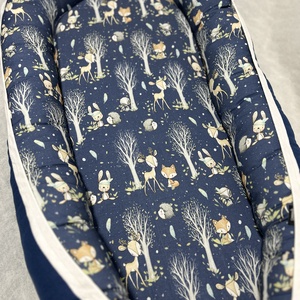 Babafészek kék állatok - baba - mama - baba ágynemű - babafészek - Meska.hu