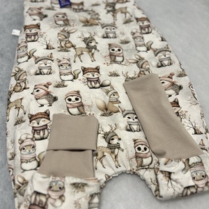 Téli tipegő hálózsák téli állatok - baba - mama - babaruházat - tipegőhálózsák - Meska.hu