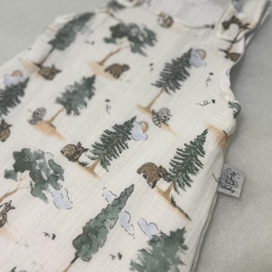 Nyári tipegő hálózsák erdő - baba - mama - babaruházat - tipegőhálózsák - Meska.hu