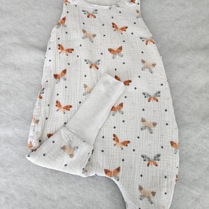Nyári tipegő hálózsák pillangók, Baba - mama, Babaruházat, Tipegőhálózsák, Varrás, MESKA