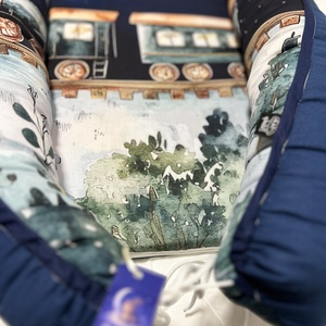 Babafészek vonat - baba - mama - baba ágynemű - babafészek - Meska.hu