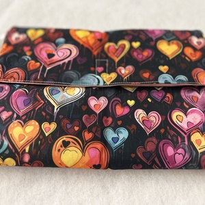 Pelenkázó alátét szívek, Baba - mama, Pelenkázó, babafürdető kellékek, Pelenkázó alátét, Varrás, MESKA