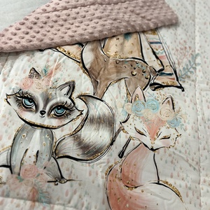 Vastag prémium takaró indián állatok - baba - mama - baba ágynemű - babatakaró, gyerek pléd - Meska.hu