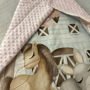 Vastag prémium takaró indián farm - baba - mama - baba ágynemű - babatakaró, gyerek pléd - Meska.hu