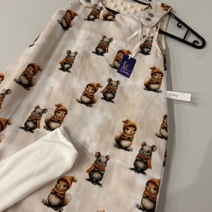 Téli tipegő hálózsák mókus - Meska.hu