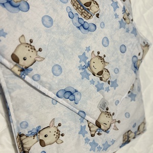 Takaró és párna szett zsiráf - baba - mama - baba ágynemű - szett kiságyba - Meska.hu