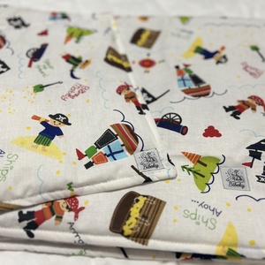 Takaró és párna szett lego kalóz - Meska.hu