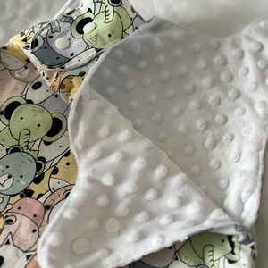 Téli tipegő hálózsák színes állatok - baba - mama - babaruházat - tipegőhálózsák - Meska.hu