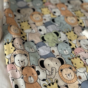 Téli tipegő hálózsák színes állatok - baba - mama - babaruházat - tipegőhálózsák - Meska.hu