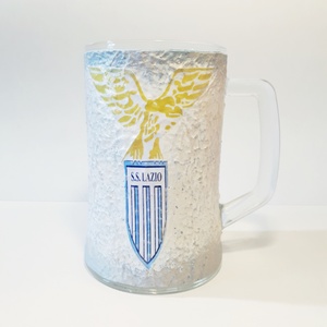 SS. Lazio focicsapat emblémájával dekorált sörös korsó futball rajnogói ajándék  - Meska.hu