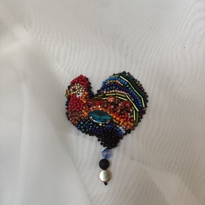 Kakas bross - ékszer - kitűző és bross - Meska.hu