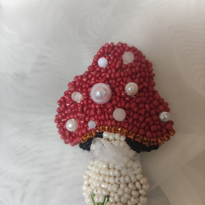 Gomba kitűző - ékszer - kitűző és bross - Meska.hu