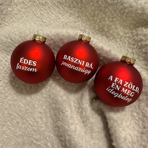 Vicces karácsonyfadíszek - Meska.hu