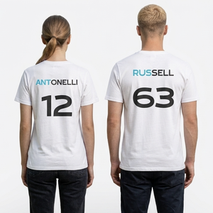 F1 Mercedes póló � Russell 63 - Antonelli 12 - Meska.hu