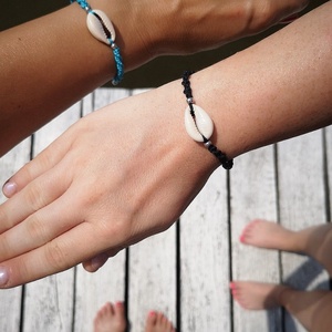 Shell - Macrame karkötő (csavart) - Meska.hu