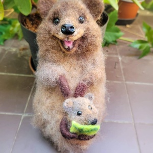 Tűnemezelt, nemez quokka - játék & sport - plüssállat & játékfigura - más figura - Meska.hu