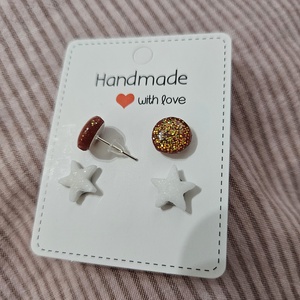 Pötty fülbevaló - ékszer - fülbevaló - pötty fülbevaló - Meska.hu