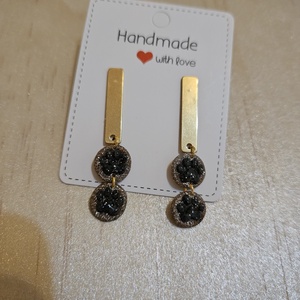 Kutya tappancs fülbevaló - ékszer - fülbevaló - lógós kerek fülbevaló - Meska.hu