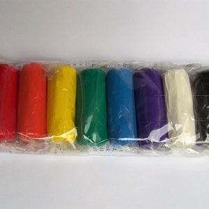 Süthető gyurma - Plast-Kitt közepes csomag, 8 x 3 dkg - kellékek & szerszámok - gyurma - kiégethető gyurma - Meska.hu