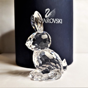 Swarovski nyuszi - Mother rabbit, Otthon & Lakás, Dekoráció, Dísztárgy, Üvegművészet, MESKA