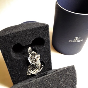 Swarovski nyuszi - Mother rabbit - otthon & életmód - dekoráció - dísztárgy - Meska.hu