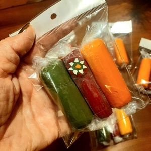 Plast-Kitt süthető gyurma - kész millefiori henger plusz két egyszínű henger szett - kellékek & szerszámok - gyurma - kiégethető gyurma - Meska.hu