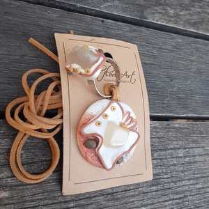 Féldrágaköves ékszergarnitúra: medál és gyűrű - Meska.hu