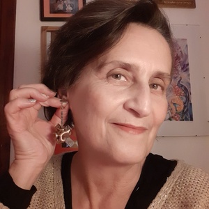 Arany csomó fülbevaló Plast-Kitt gyurmából (nem csak) Szilveszterre! - ékszer - fülbevaló - lógó fülbevaló - Meska.hu