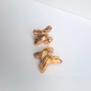  Arany keresz recés klipsz - ékszer - fülbevaló - klipsz - Meska.hu