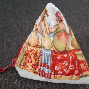Tetraéder kulcs-, ill. pénztartó - táska & tok - kulcstartó & táskadísz - kulcstartó - Meska.hu