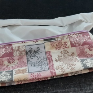 Cipőhordozó zsák, rózsaszín textil - zero waste - táska & tok - mosó & cipő zsák - Meska.hu