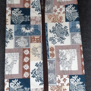 Cipőhordozó zsák, barna, textil - zero waste - táska & tok - mosó & cipő zsák - Meska.hu
