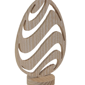 Húsvéti talpas tojás, hullámos mintával  - otthon & életmód - dekoráció - dísztárgy - Meska.hu