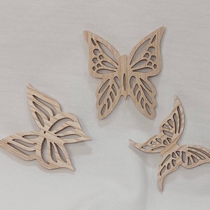 Tavaszi pillangók, Otthon & Életmód, Dekoráció, Dísztárgy, Famegmunkálás, MESKA