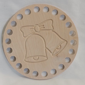 Harangos horgolóható faalap, Kellékek & szerszámok, Hobby fa alapanyag, Rétegelt lemez, fa alap, , MESKA