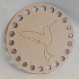 Madárkás horgolóható faalap, Kellékek & szerszámok, Hobby fa alapanyag, Rétegelt lemez, fa alap, , MESKA