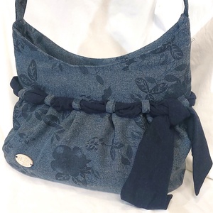 kék masnis táska, Táska & Tok, Kézitáska & válltáska, Válltáska, Varrás, MESKA