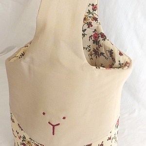 Nyuszis kosárka, Ünnepi díszek, dekorációk, Húsvéti díszek és dekorációk, Húsvéti tojástartó, Virágkötés, Varrás, MESKA