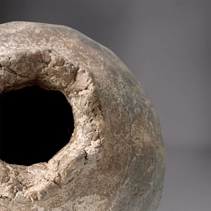 Tamane - A gömb gyökere - wabi-sabi, otthon, egyedi, papírbeton, minimalista, dekoráció, váza - otthon & életmód - dekoráció - virágdísz és tartó - váza - Meska.hu