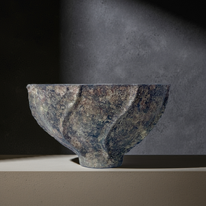 Uneri - Ahol a lélek hullámai csendesednek el - wabi-sabi, otthon, egyedi, papírbeton, minimalista, dekoráció, tál, Otthon & Életmód, Dekoráció, Asztal és polc dekoráció, Dekorációs tál, tartó, Szobrászat, MESKA