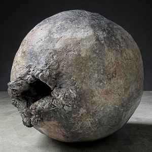 Tsuchi no Uta - wabi-sabi, otthon, egyedi, papír, beton, minimalista, dekoráció, váza - otthon & életmód - virágdekoráció - virágtartó - váza - Meska.hu
